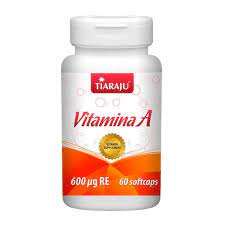 Vitamina A 600µg 60 Cápsulas Tiaraju