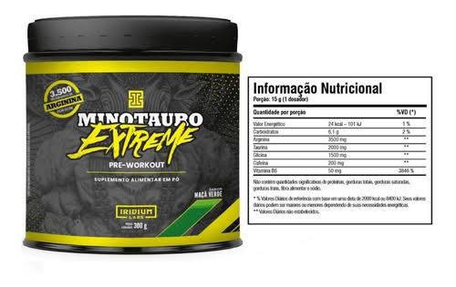 Read more about the article Pré treino Minotauro Extreme 300g