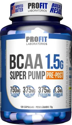 Read more about the article BCAA 1.5g SUPER PUMP PROFIT – 120 CÁPSULAS