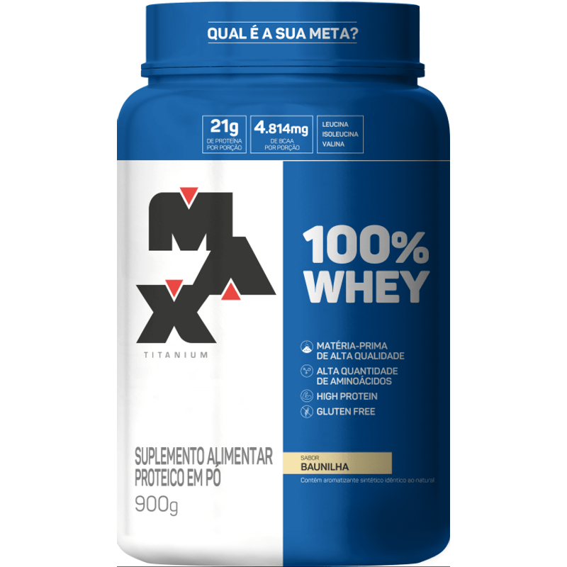 Read more about the article 100% Whey 900G – Max Titanium