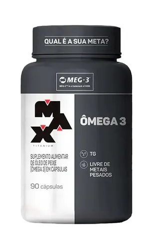 Read more about the article Omega 3 90 Caps – Max TitaniumLivre de metais pesados