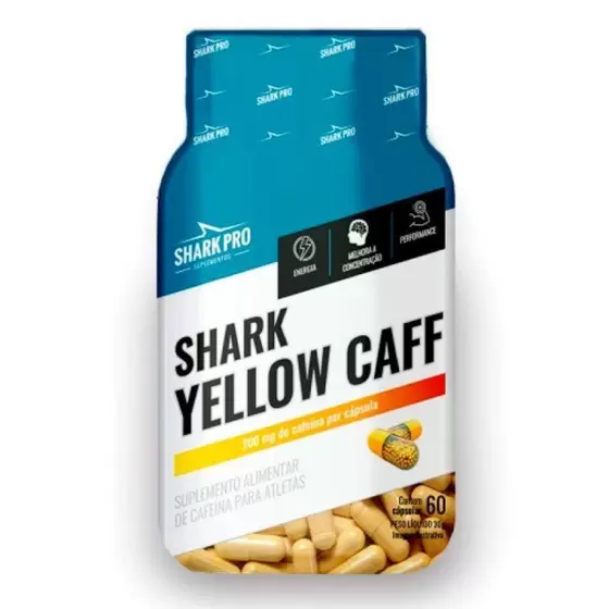 Read more about the article YELLOW CAFF SHARK – CAFEÍNA 60 CÁPSULAS