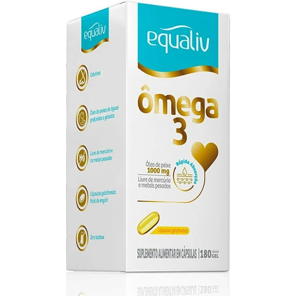 Read more about the article ÔMEGA 3 1000 MG – EQUALIV  180 Cáps