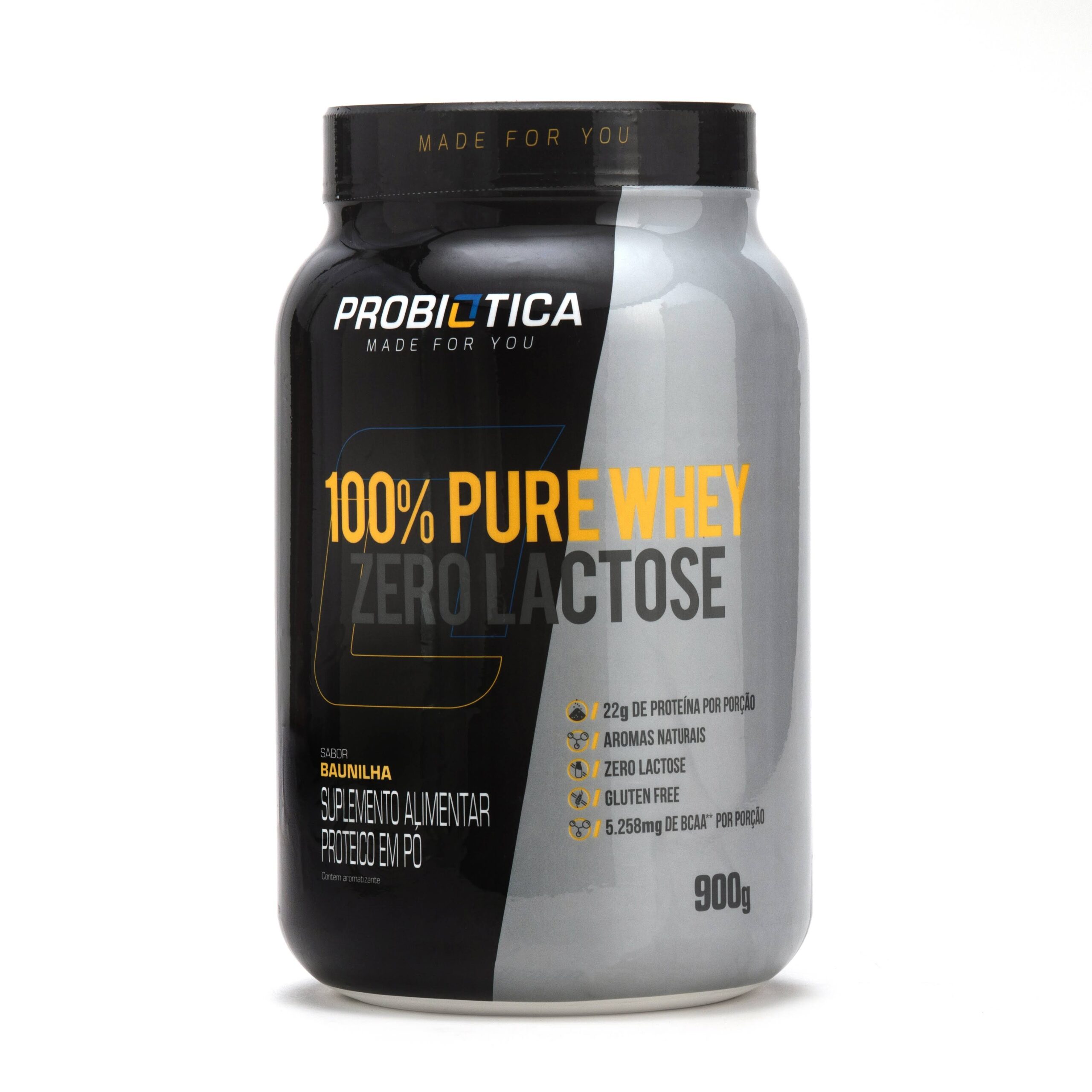 Read more about the article WHEY 100% PURE SEM LACTOSE – 900G PROBIOTICA