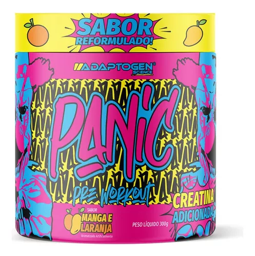 Read more about the article PRÉ TREINO PANIC MANGA E LARANJA – 300G